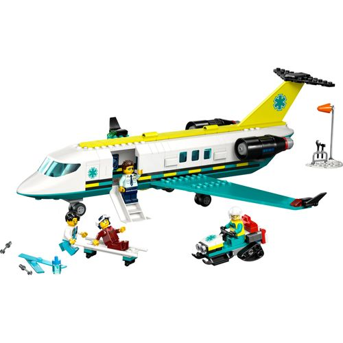 LEGO® City - Avião de ambulância de emergência LEGO® City - Avião de ambulância de emergência