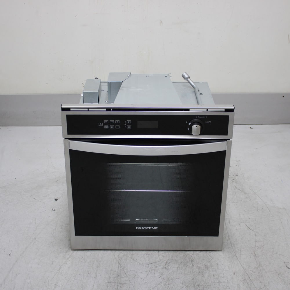 Forno De Embutir A Gás Brastemp 78 Litros Cor Inox Com Convecção E Termômetro Meat Control - Boh84arrs3_Wbom_Cg6709306 220V Forno De Embutir A Gás Brastemp 78 Litros Cor Inox Com Convecção E Termômetro Meat Control - Boh84arrs3_Wbom_Cg6709306 220V