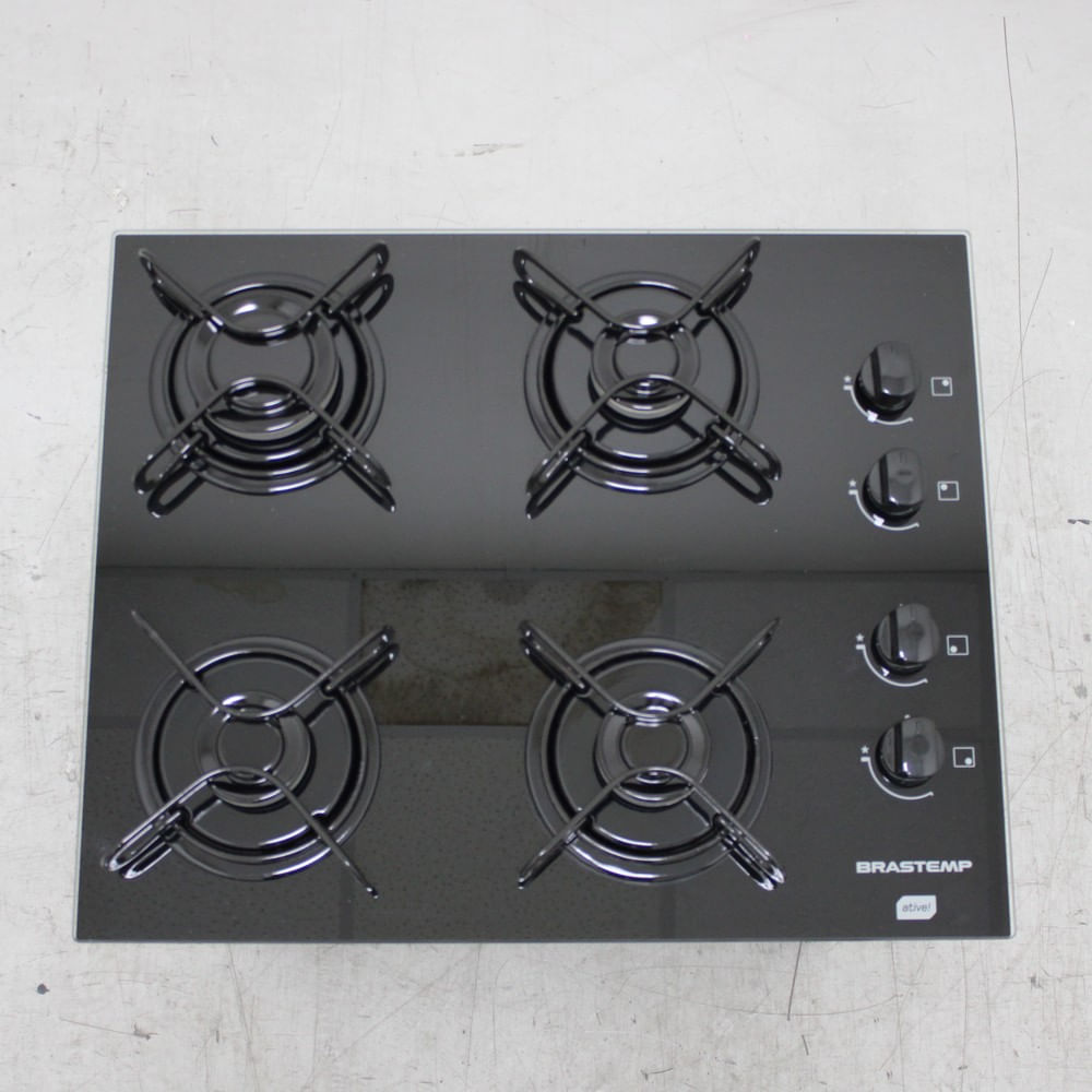 Cooktop 4 Bocas Brastemp Com Grades Piatina E Acendimento Automático - Bdd61aeus2_Wotimo_Cf6659837 Bivolt