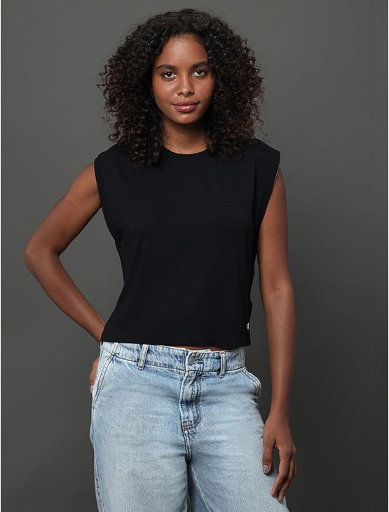 Blusa Feminina Manga em Contraste Calvin Klein Jeans - Preto Blusa Feminina Manga em Contraste Calvin Klein Jeans Preto Gg Blusa Feminina Manga em Contraste Calvin Klein Jeans - Preto Blusa Feminina Manga em Contraste Calvin Klein Jeans Preto Gg