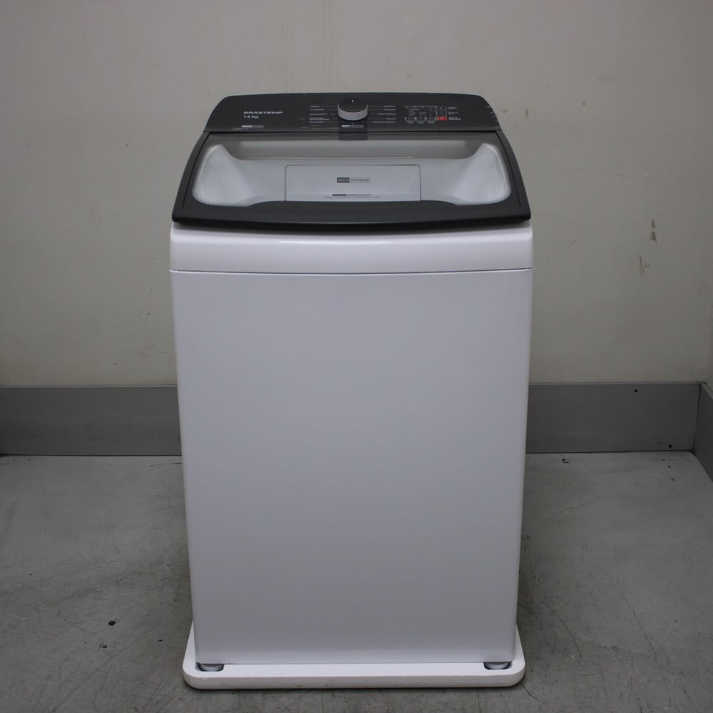 Máquina De Lavar Branca 14Kg Brastemp Com Smart Sensor E Lavagem Rápida - Bwj14abas2_Wotimo_Cg6390660 110V Máquina De Lavar Branca 14Kg Brastemp Com Smart Sensor E Lavagem Rápida - Bwj14abas2_Wotimo_Cg6390660 110V