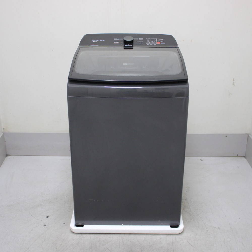 Máquina De Lavar Cinza Platinum Brastemp 14Kg Com Smart Sensor E Função Reduzir Tempo - Bwj14a9as3_Wbom_Cg6399557 110V Máquina De Lavar Cinza Platinum Brastemp 14Kg Com Smart Sensor E Função Reduzir Tempo - Bwj14a9as3_Wbom_Cg6399557 110V