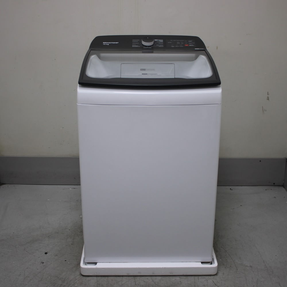 Máquina De Lavar Brastemp 15Kg Branca Com Ciclo Tira Manchas Advanced E Smart Sensor - Bwf15abas3_Wbom_Cg6396933 110V Máquina De Lavar Brastemp 15Kg Branca Com Ciclo Tira Manchas Advanced E Smart Sensor - Bwf15abas3_Wbom_Cg6396933 110V