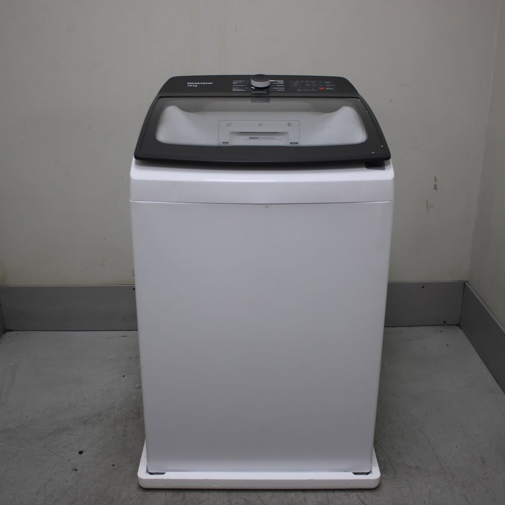 Máquina De Lavar Brastemp 18Kg Branca Com Ciclo Tira Manchas Advanced E Ciclo Antibolinhas - Bwf18abas3_Wbom_Cg6398919 110V