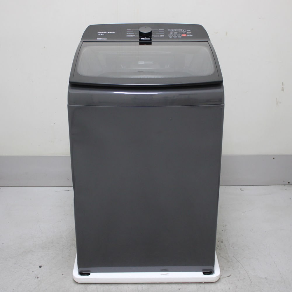 Máquina De Lavar Cinza Platinum Brastemp 14Kg Com Smart Sensor E Função Reduzir Tempo - Bwj14a9as3_Wbom_Cg6405353 110V Máquina De Lavar Cinza Platinum Brastemp 14Kg Com Smart Sensor E Função Reduzir Tempo - Bwj14a9as3_Wbom_Cg6405353 110V