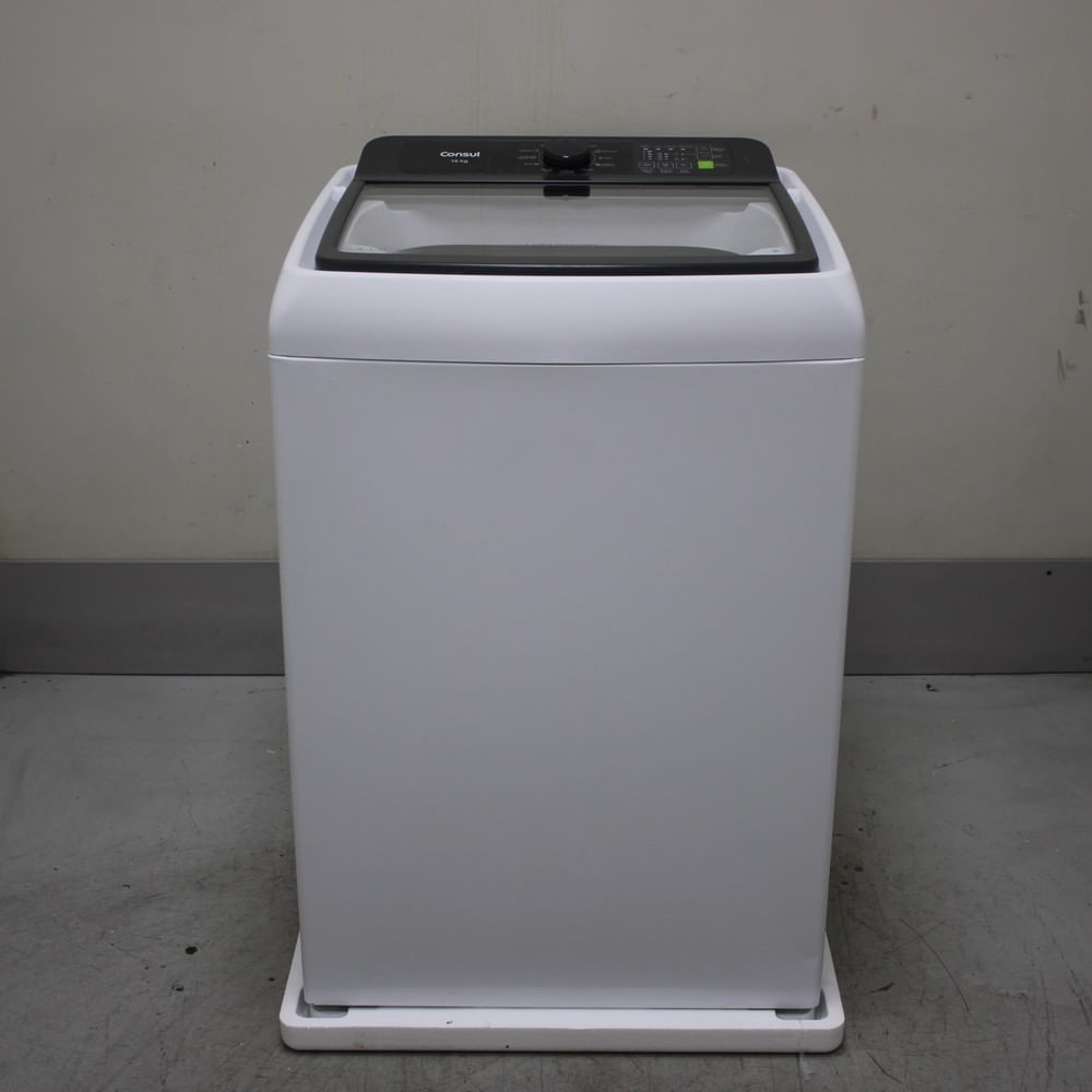 Máquina De Lavar Consul 15Kg Branca Com Modo Eco - Cwn15abas3_Wbom_Cg6728006 110V Máquina De Lavar Consul 15Kg Branca Com Modo Eco - Cwn15abas3_Wbom_Cg6728006 110V