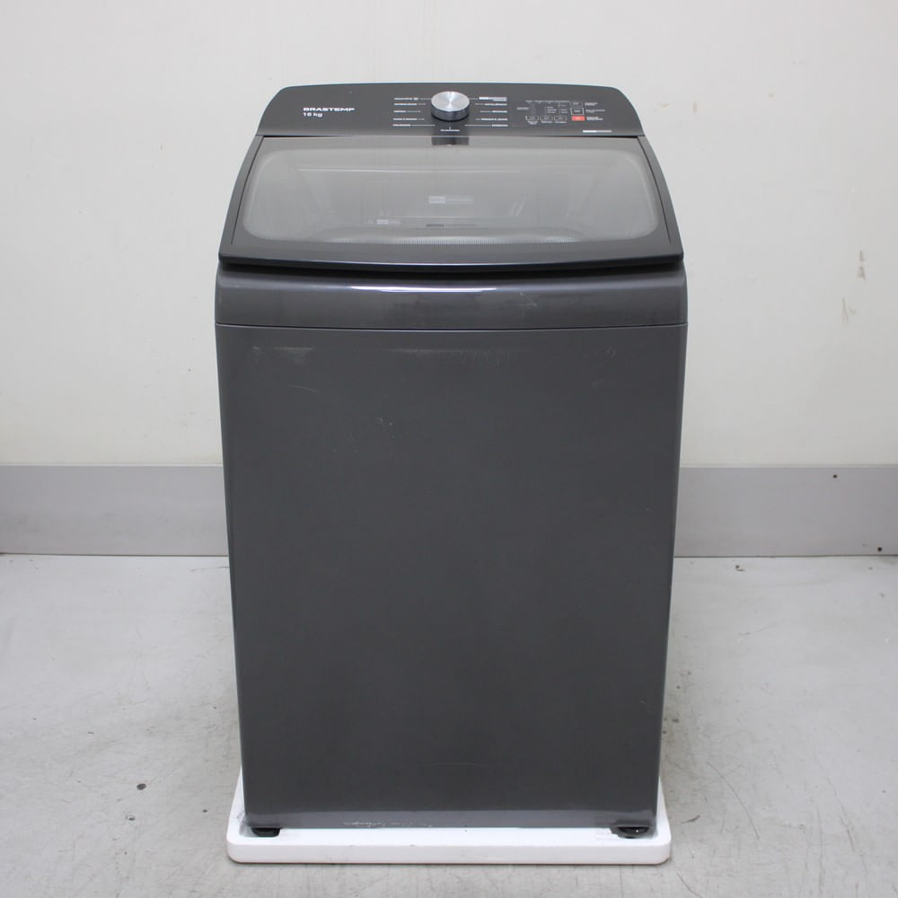 Máquina De Lavar Brastemp 16Kg Cinza Platinum Com Tecnologia Flex Wash E Ciclo Tira Manchas Advanced - Bwy16a9as3_Wbom_Cg6417681 110V
