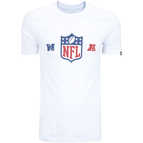 Camiseta Masculina New Era NFL Manga Curta Logo Shield Camiseta Masculina New Era NFL Manga Curta Logo Shield