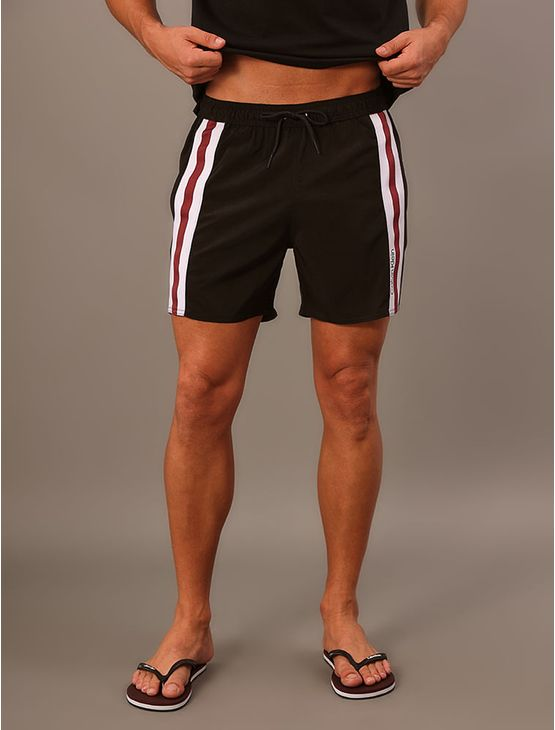 Shorts D'Água Masculino Cadarço Lateral - Preto Shorts D'Água Masculino Cadarço Lateral Preto Ggg