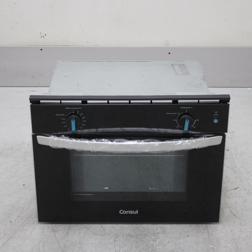 Forno De Embutir Elétrico 47 Litros Consul Preto Com Timer E Função Gratinar - Cob47bebs3_Wbom_Cg6724769 220V Forno De Embutir Elétrico 47 Litros Consul Preto Com Timer E Função Gratinar - Cob47bebs3_Wbom_Cg6724769 220V