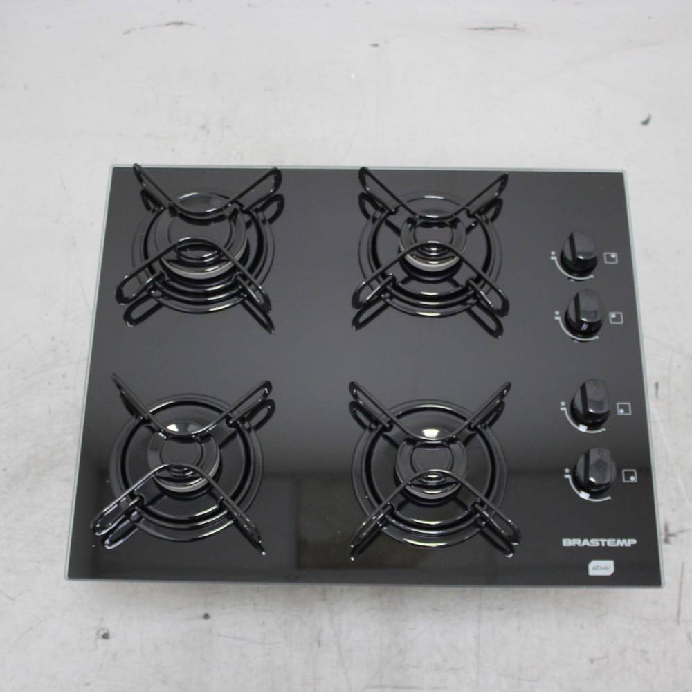 Cooktop 4 Bocas Brastemp Com Grades Piatina E Acendimento Automático - Bdd61aeus2_Wotimo_Ce6643115 Bivolt
