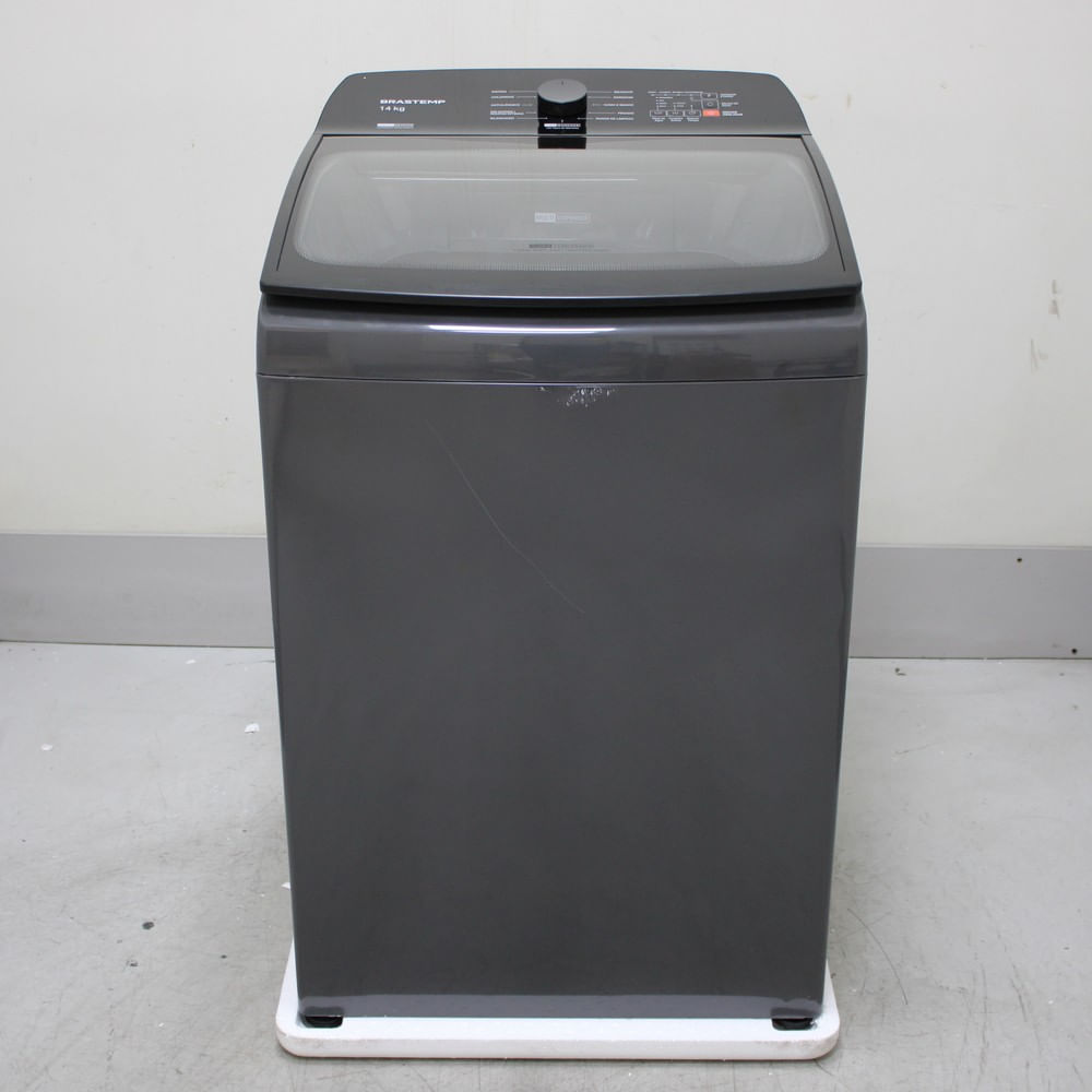 Máquina De Lavar Cinza Platinum Brastemp 14Kg Com Smart Sensor E Função Reduzir Tempo - Bwj14a9as3_Wbom_Cg6482018 110V Máquina De Lavar Cinza Platinum Brastemp 14Kg Com Smart Sensor E Função Reduzir Tempo - Bwj14a9as3_Wbom_Cg6482018 110V