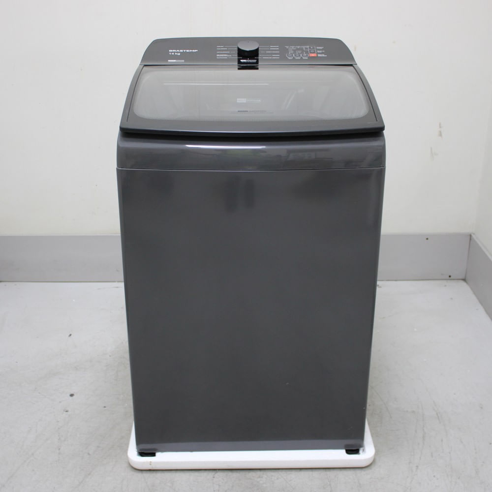 Máquina De Lavar Cinza Platinum Brastemp 14Kg Com Smart Sensor E Função Reduzir Tempo - Bwj14a9as3_Wbom_Cg6475275 110V Máquina De Lavar Cinza Platinum Brastemp 14Kg Com Smart Sensor E Função Reduzir Tempo - Bwj14a9as3_Wbom_Cg6475275 110V