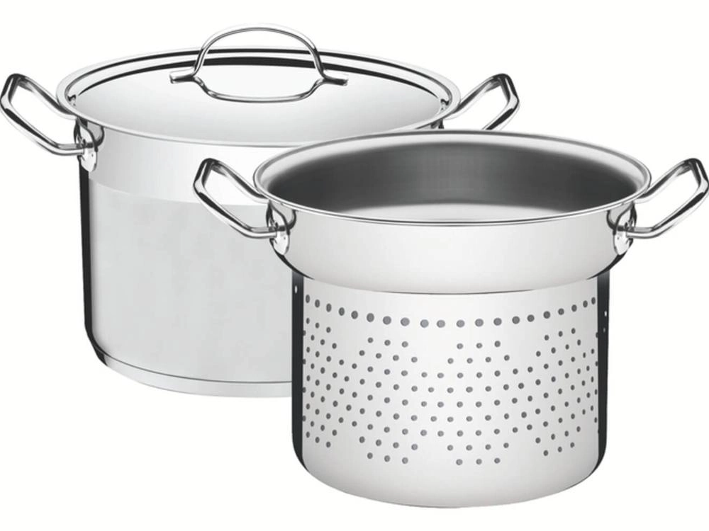 Jogo Cozi-Pasta Tramontina Professional Em Aço Inox 24cm 2 Peças Jogo Cozi-Pasta Tramontina Professional Em Aço Inox 24cm 2 Peças