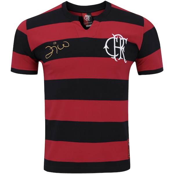 Camiseta do Flamengo Zico nº 10 Braziline - Masculina Camiseta do Flamengo Zico nº 10 Braziline - Masculina