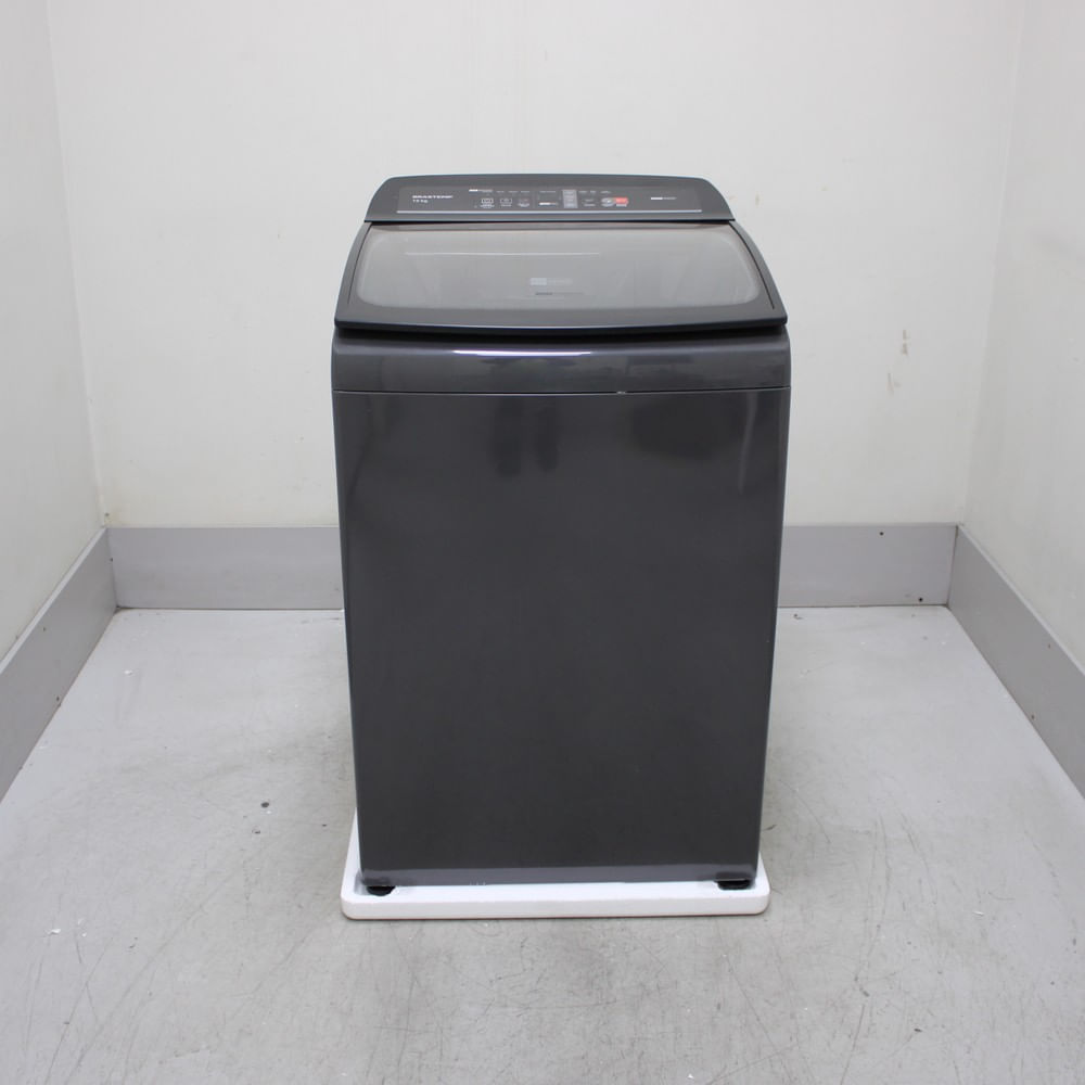Máquina De Lavar Brastemp 15Kg Cinza Platinum Com Timer Pro - Bwt15a9as1_Wexcele_Cg6495327 110V Máquina De Lavar Brastemp 15Kg Cinza Platinum Com Timer Pro - Bwt15a9as1_Wexcele_Cg6495327 110V