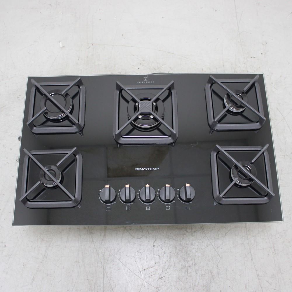 Cooktop Brastemp 5 Bocas A Gás, Grades De Ferro Fundido E Chamas Especiais - Bds75aeus2_Wotimo_Cg6718852 Bivolt