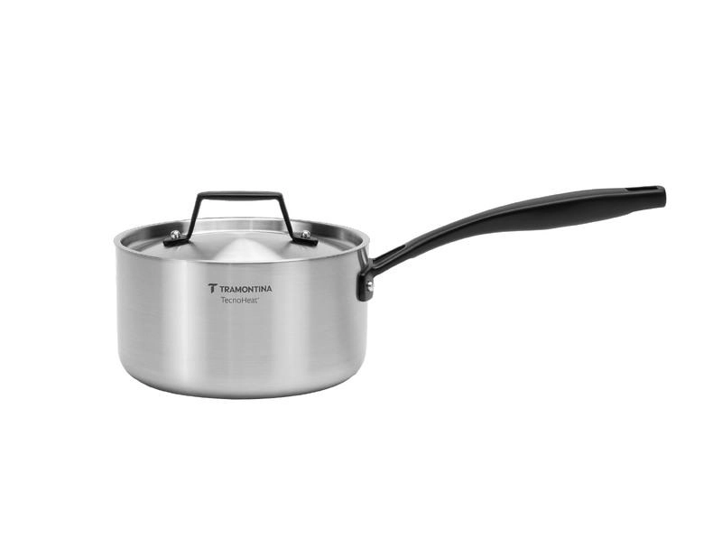 Panela Tramontina Em Aço Inox Corpo Triplo Grano Black 16cm Panela Tramontina Em Aço Inox Corpo Triplo Grano Black 16cm