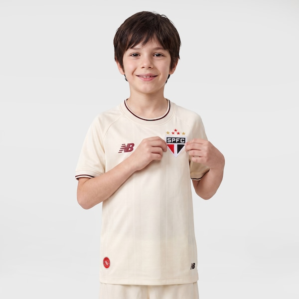 Camisa do São Paulo III 2026/27 New Balance Jogador Infantil