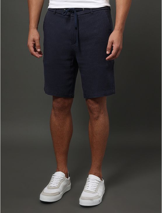 Bermuda Masculina Linen Calvin Klein Jeans - Marinho Bermuda Masculina Linen Calvin Klein Jeans Marinho 38 Bermuda Masculina Linen Calvin Klein Jeans - Marinho Bermuda Masculina Linen Calvin Klein Jeans Marinho 38