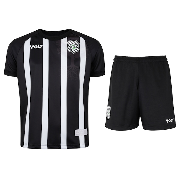 Kit de Uniforme do Figueirense I 25/26 Infantil Volt Camiseta + Calção Kit de Uniforme do Figueirense I 25/26 Infantil Volt Camiseta + Calção