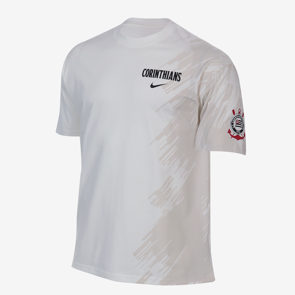 Camiseta Corinthians Nike Wordmark Masculina Camiseta Corinthians Nike Wordmark Masculina