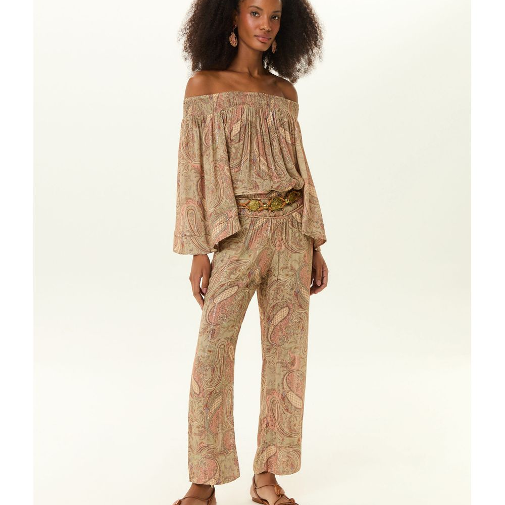 Calça Estampa Folk Calça Estampa Folk