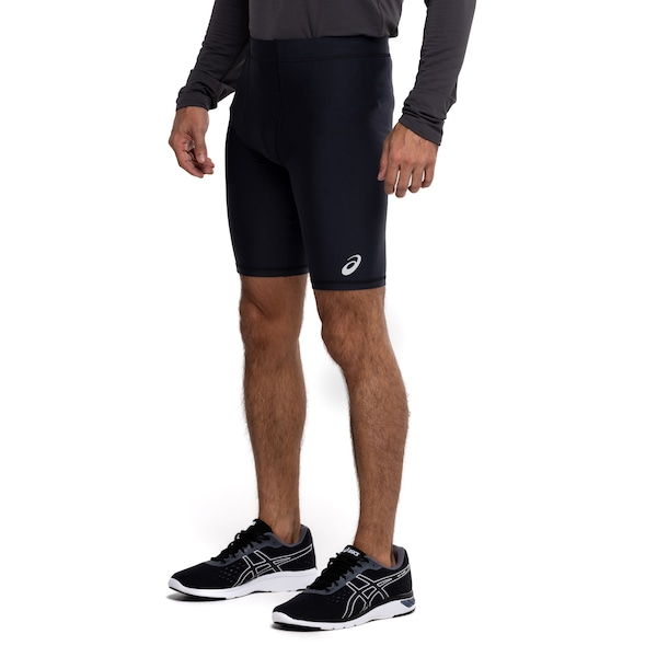 Bermuda de Compressão Masculina ASICS Standard Refletivo Bermuda de Compressão Masculina ASICS Standard Refletivo