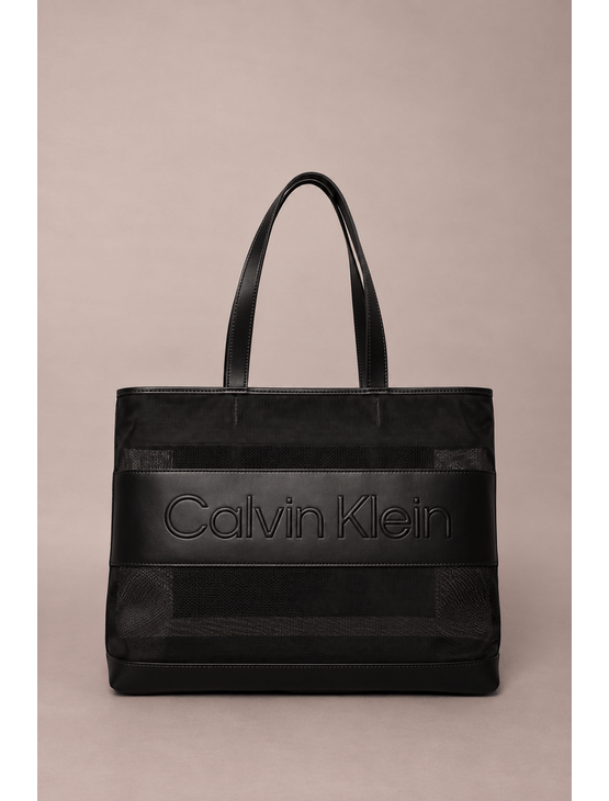 Bolsa Ck Tote Com Porta Moedas - Preto Bolsa Ck Tote Com Porta Moedas Preto u
