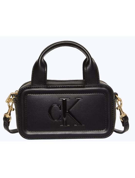 Bolsa Ckj Mini Bold Logo - Preto Bolsa Ckj Mini Bold Logo Preto u