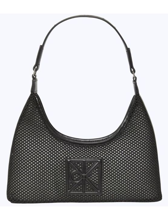 Bolsa Ck Shoulder Mesh Aop - Preto Bolsa Ck Shoulder Mesh Aop Preto u