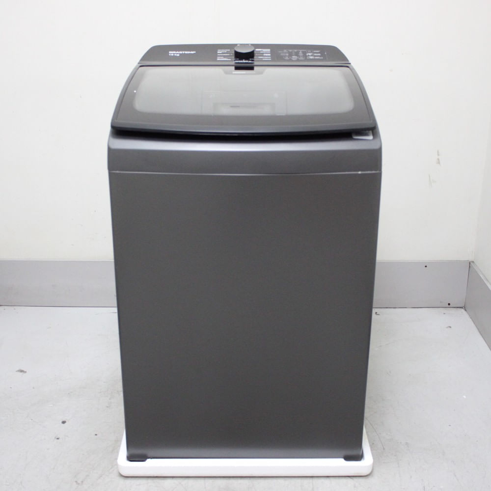 Máquina De Lavar Brastemp 16Kg Titânio Com Tecnologia Double Wash E Ciclo Tira Manchas Advanced - Bwd16a9as3_Wbom_Cg6327324 110V