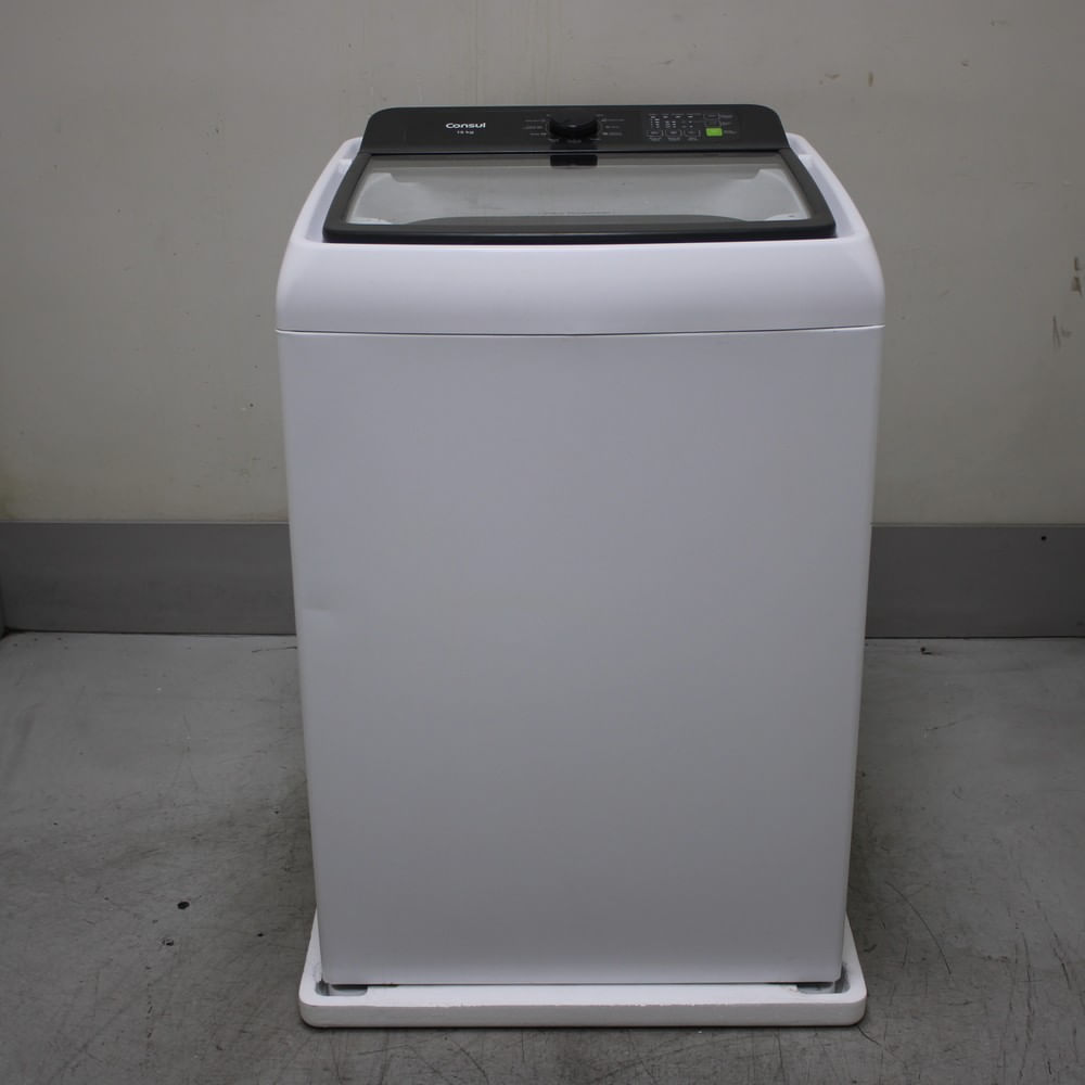 Máquina De Lavar Consul 15Kg Branca Com Modo Eco - Cwn15abas3_Wbom_Cg6744070 110V Máquina De Lavar Consul 15Kg Branca Com Modo Eco - Cwn15abas3_Wbom_Cg6744070 110V