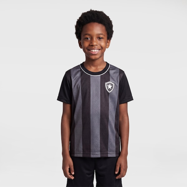 Camiseta do Botafogo Braziline Intenso Infantil Camiseta do Botafogo Braziline Intenso Infantil