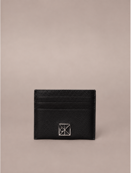 Porta Cartão Ck Aop Metálico - Preto Porta Cartão Ck Aop Metálico Preto u