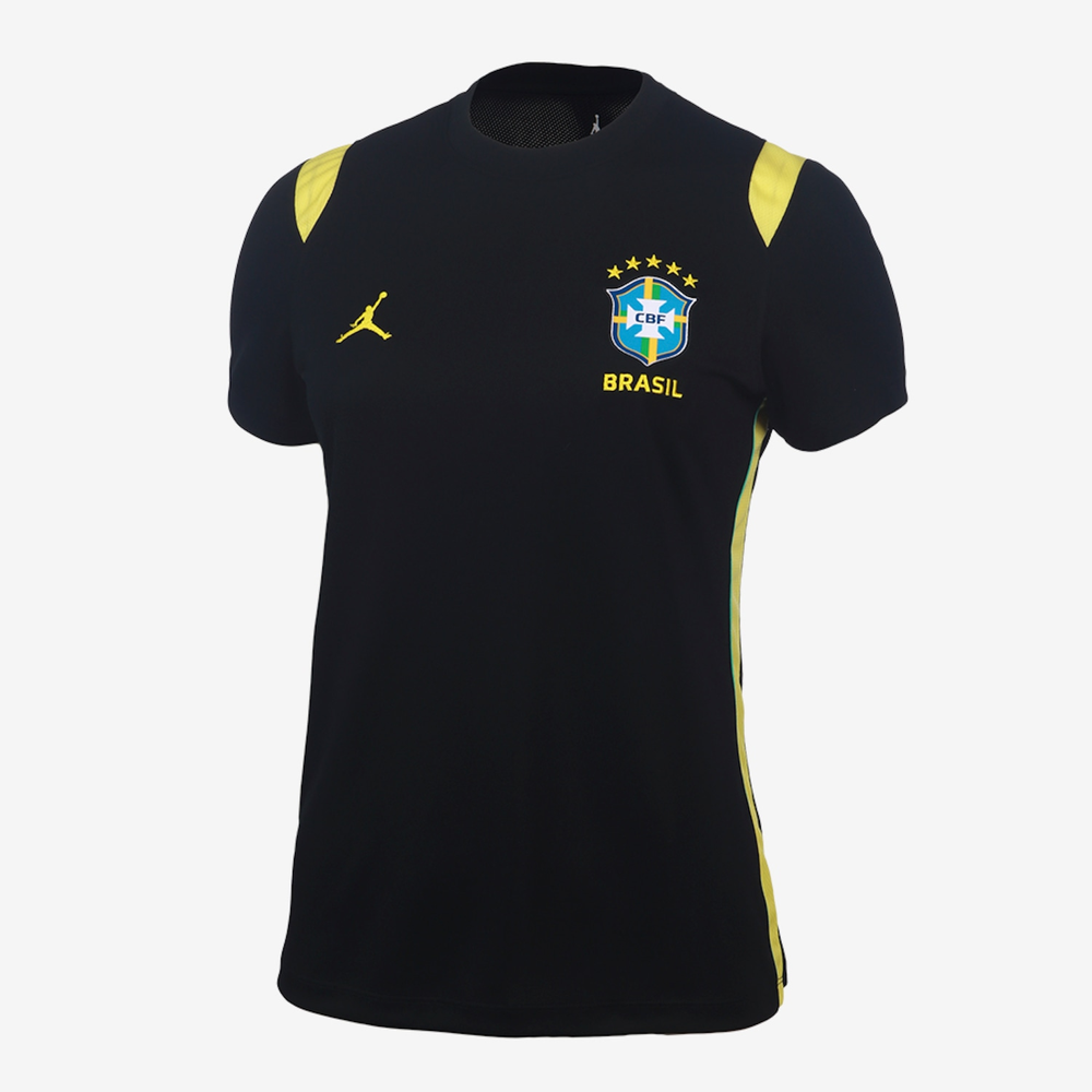 Camiseta Brasil Jordan Academy Pro 2026 Treino Feminina Camiseta Brasil Jordan Academy Pro 2026 Treino Feminina