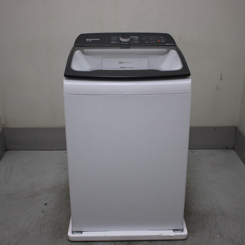 Máquina De Lavar Brastemp 15Kg Branca Com Ciclo Tira Manchas Advanced E Smart Sensor - Bwf15abbs3_Wbom_Cg6539748 220V Máquina De Lavar Brastemp 15Kg Branca Com Ciclo Tira Manchas Advanced E Smart Sensor - Bwf15abbs3_Wbom_Cg6539748 220V