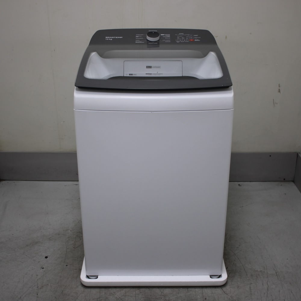 Máquina De Lavar Brastemp 13Kg Branca Com Ciclo Tira Manchas Advanced E Ciclo Antibolinha - Bwk13abbs3_Wbom_Ch6564637 220V
