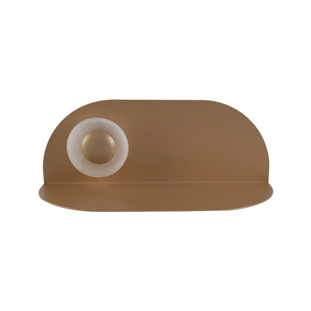 Arandela Led Selenita E Metal Dourado 2W 3000K Cotidiano Arandela Led Selenita E Metal Dourado 2W 3000K Cotidiano