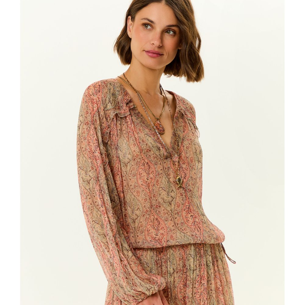 Blusa Manga Longa Ggt Estampa Solar