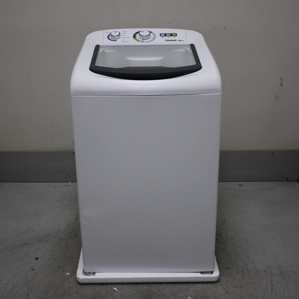 Máquina De Lavar Consul 10Kg Branca Com Dosagem Econômica - Cwb10bbas3_Wbom_Ch6585402 110V Máquina De Lavar Consul 10Kg Branca Com Dosagem Econômica - Cwb10bbas3_Wbom_Ch6585402 110V