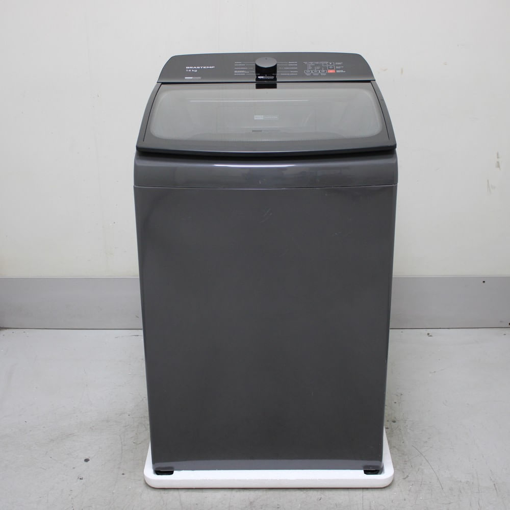 Máquina De Lavar Cinza Platinum Brastemp 14Kg Com Smart Sensor E Função Reduzir Tempo - Bwj14a9as3_Wbom_Ch6584096 110V Máquina De Lavar Cinza Platinum Brastemp 14Kg Com Smart Sensor E Função Reduzir Tempo - Bwj14a9as3_Wbom_Ch6584096 110V