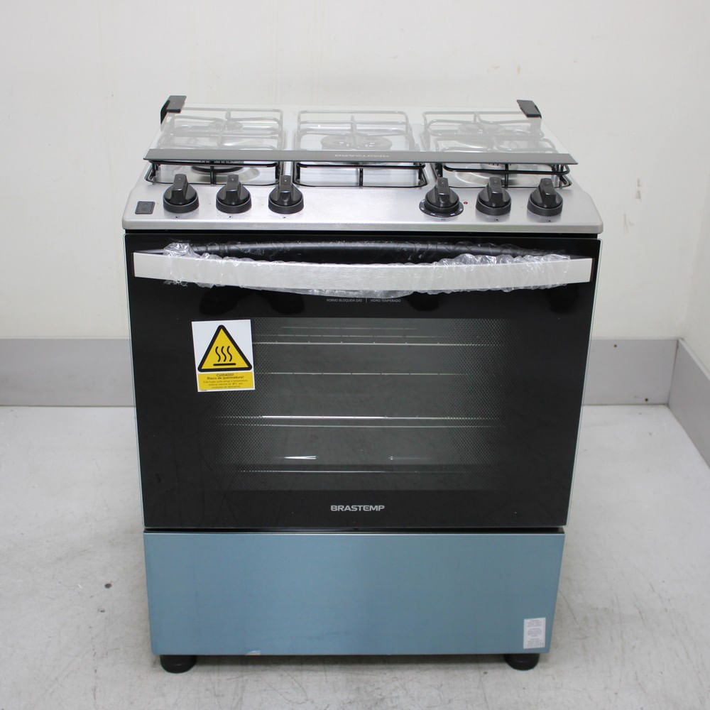 Fogão Brastemp 5 Bocas Cor Inox Com Turbo Chama - Bfs5gdrns2_Wotimo_Ch6776965 110V