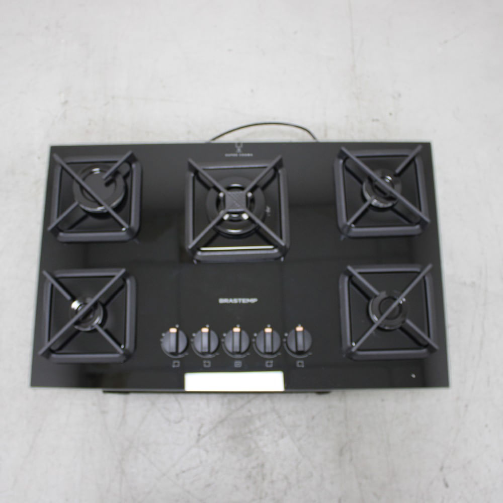 Cooktop Brastemp 5 Bocas A Gás, Grades De Ferro Fundido E Chamas Especiais - Bds75aeus3_Wbom_Cg6744069 Bivolt