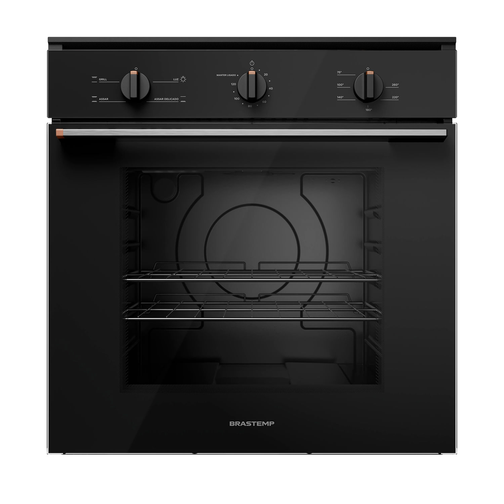 Forno Elétrico De Embutir 84 Litros Preto Brastemp - Bob84ae 220V