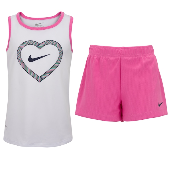 Conjunto Infantil Nike Happy Camper Mesh Regata + Short Conjunto Infantil Nike Happy Camper Mesh Regata + Short