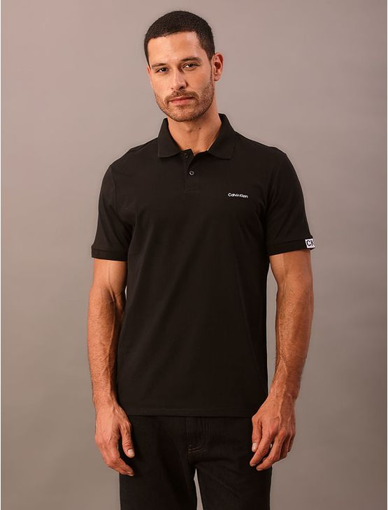 Polo Masculina Calvin Klein Manga Curta Logo Silver Jersey - Preto Polo Masculina Calvin Klein Manga Curta Logo Silver Jersey Preto m Polo Masculina Calvin Klein Manga Curta Logo Silver Jersey - Preto Polo Masculina Calvin Klein Manga Curta Logo Silver Jersey Preto m