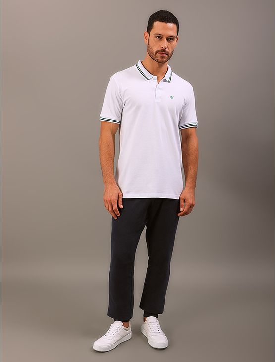 Polo Manga Curta Calvin Klein Jeans Regular Masculino - Branco Polo Manga Curta Calvin Klein Jeans Regular Masculino Branco Pp Polo Manga Curta Calvin Klein Jeans Regular Masculino - Branco Polo Manga Curta Calvin Klein Jeans Regular Masculino Branco Pp