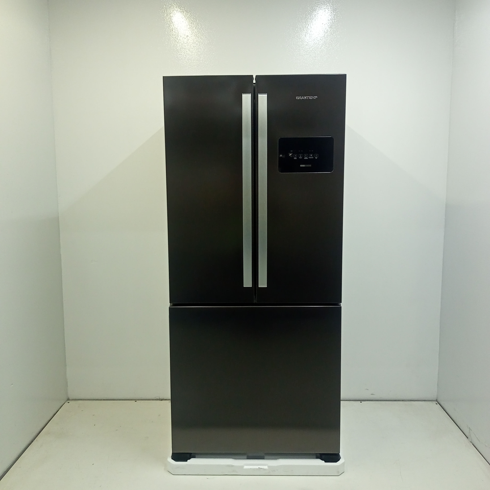 Geladeira Frost Free French Door 3 Black Inox Brastemp - Bro85mebs3_Wbom_Jg6396754 220V Geladeira Frost Free French Door 3 Black Inox Brastemp - Bro85mebs3_Wbom_Jg6396754 220V
