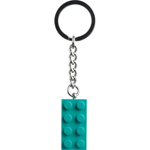 LEGO® Chaveiro de Peça Verde-azulada 2x4 LEGO® Chaveiro de Peça Verde-azulada 2x4
